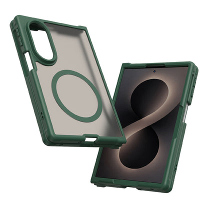 Custodia MagSafe per Samsung Galaxy Z Fold8 F971, Techsuit, HaloFrost II, Verde