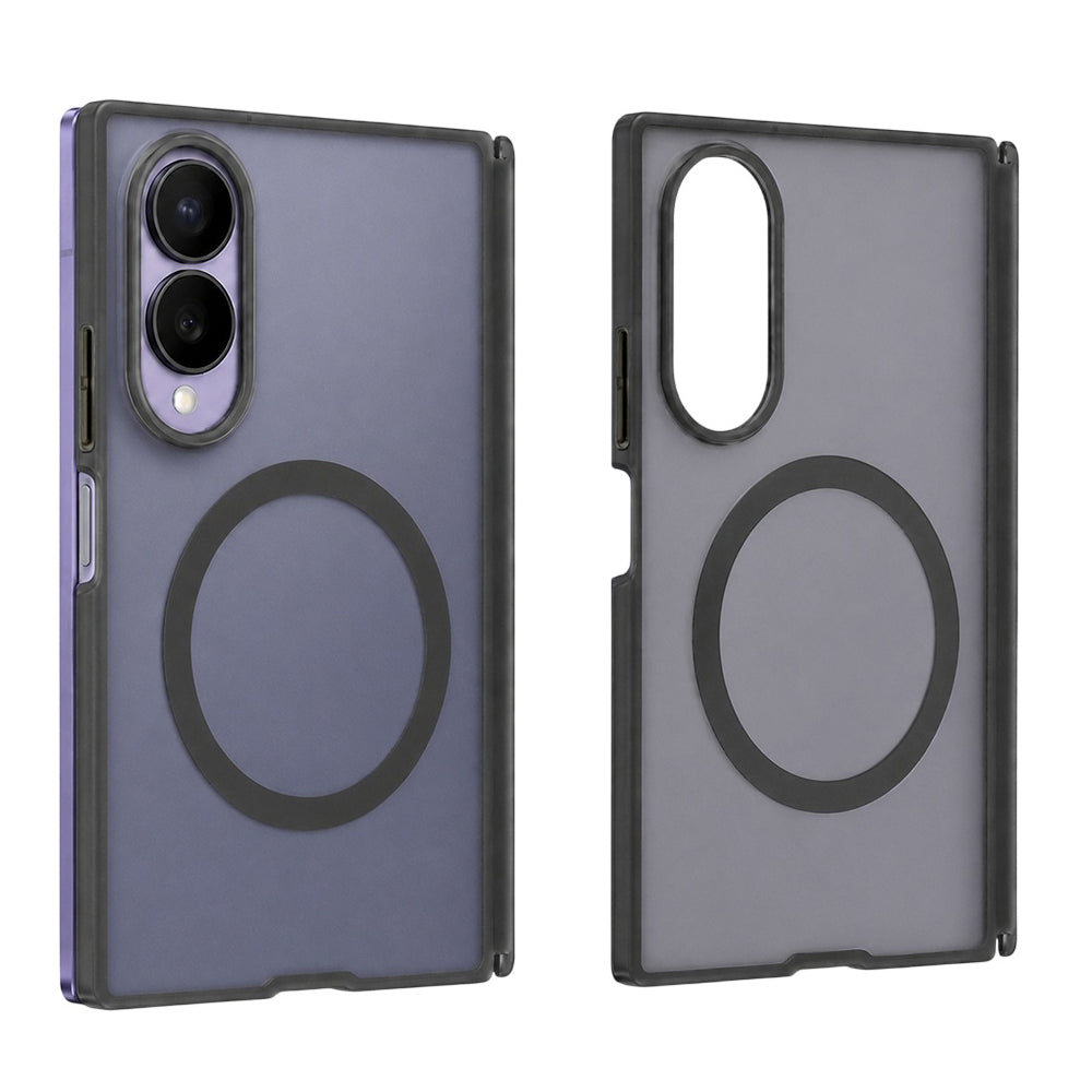 Custodia MagSafe per Samsung Galaxy Z Fold8 F976, Blueo, Skin Friendly Anti-Drop, Nera Satinata