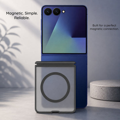 Custodia MagSafe per Samsung Galaxy Z Fold8 F976, Blueo, Skin Friendly Anti-Drop, Nera Satinata