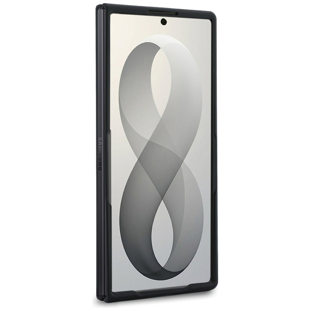 Custodia MagSafe per Samsung Galaxy Z Fold8 Ultra F976, Guess, 4G Leather Classic, Nera
