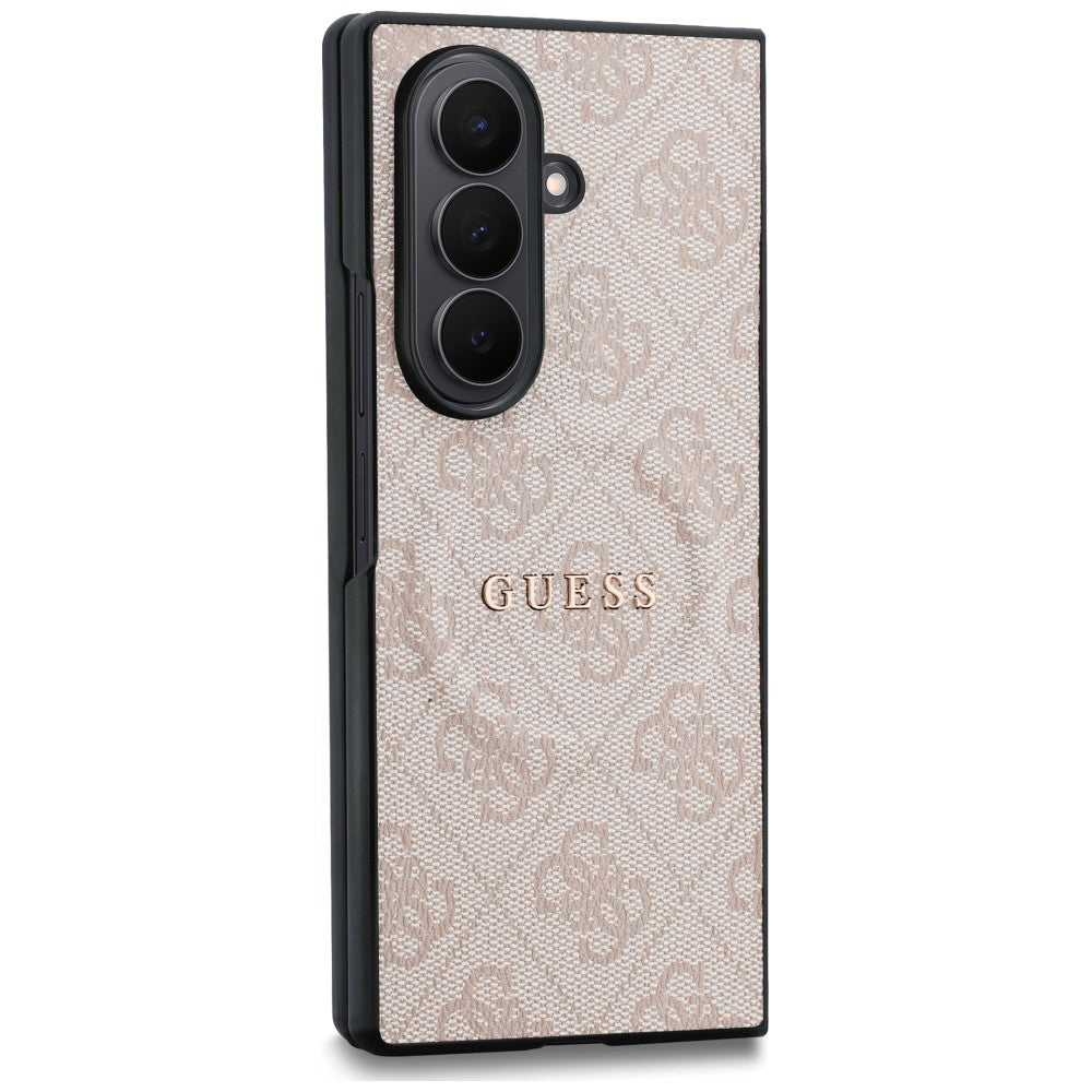 Custodia MagSafe per Samsung Galaxy Z Fold8 Ultra F976, Guess, 4G Leather Classic, Rosa