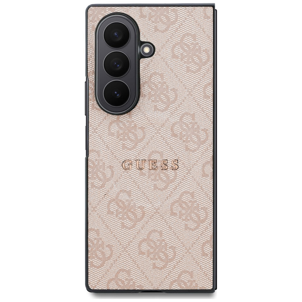 Custodia MagSafe per Samsung Galaxy Z Fold8 Ultra F976, Guess, 4G Leather Classic, Rosa