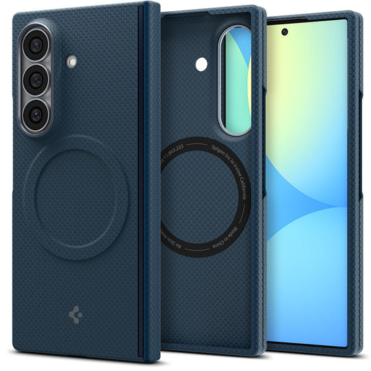 Custodia MagSafe per Samsung Galaxy Z Fold8 Ultra F976, Spigen, Air Skin, Blu Navy ACS11852