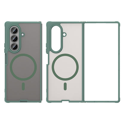 Custodia MagSafe per Samsung Galaxy Z Fold8 Ultra F976, Techsuit, HaloFrost II, Verde