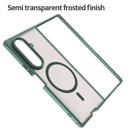Custodia MagSafe per Samsung Galaxy Z Fold8 Ultra F976, Techsuit, HaloFrost II, Verde