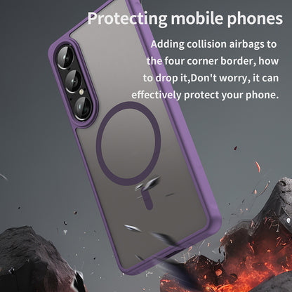 MagSafe Case for Sony Xperia 1 VII, Techsuit, HaloFrost II, Purple