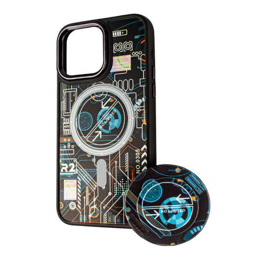 Custodia MagSafe per Xiaomi Redmi A2 / A1, BOTER, Tecnologia MagPopsocket, Multicolore