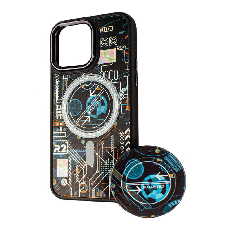 Custodia MagSafe per Xiaomi Redmi 10A / 9C, BOTER, Tecnologia MagPopsocket, Multicolore