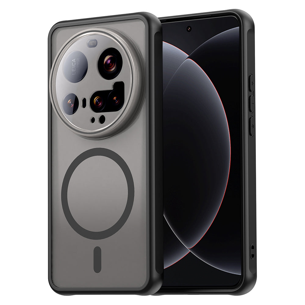 Custodia MagSafe per Xiaomi 15 Ultra, Techsuit, HaloFrost II, Nera
