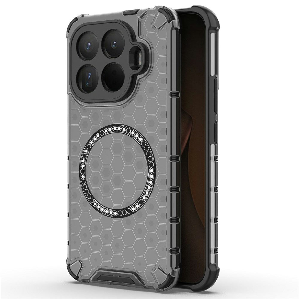 Custodia MagSafe per Xiaomi 15T Pro, Techsuit, HoneyComb Shield, Nera