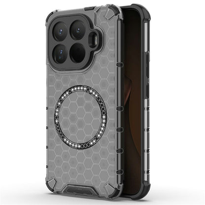 Custodia MagSafe per Xiaomi 15T Pro, Techsuit, HoneyComb Shield, Nera