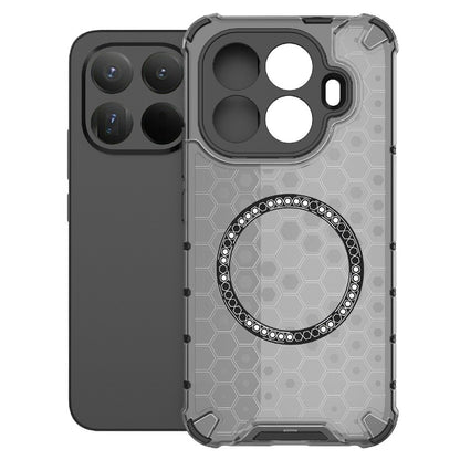 Custodia MagSafe per Xiaomi 15T Pro, Techsuit, HoneyComb Shield, Nera