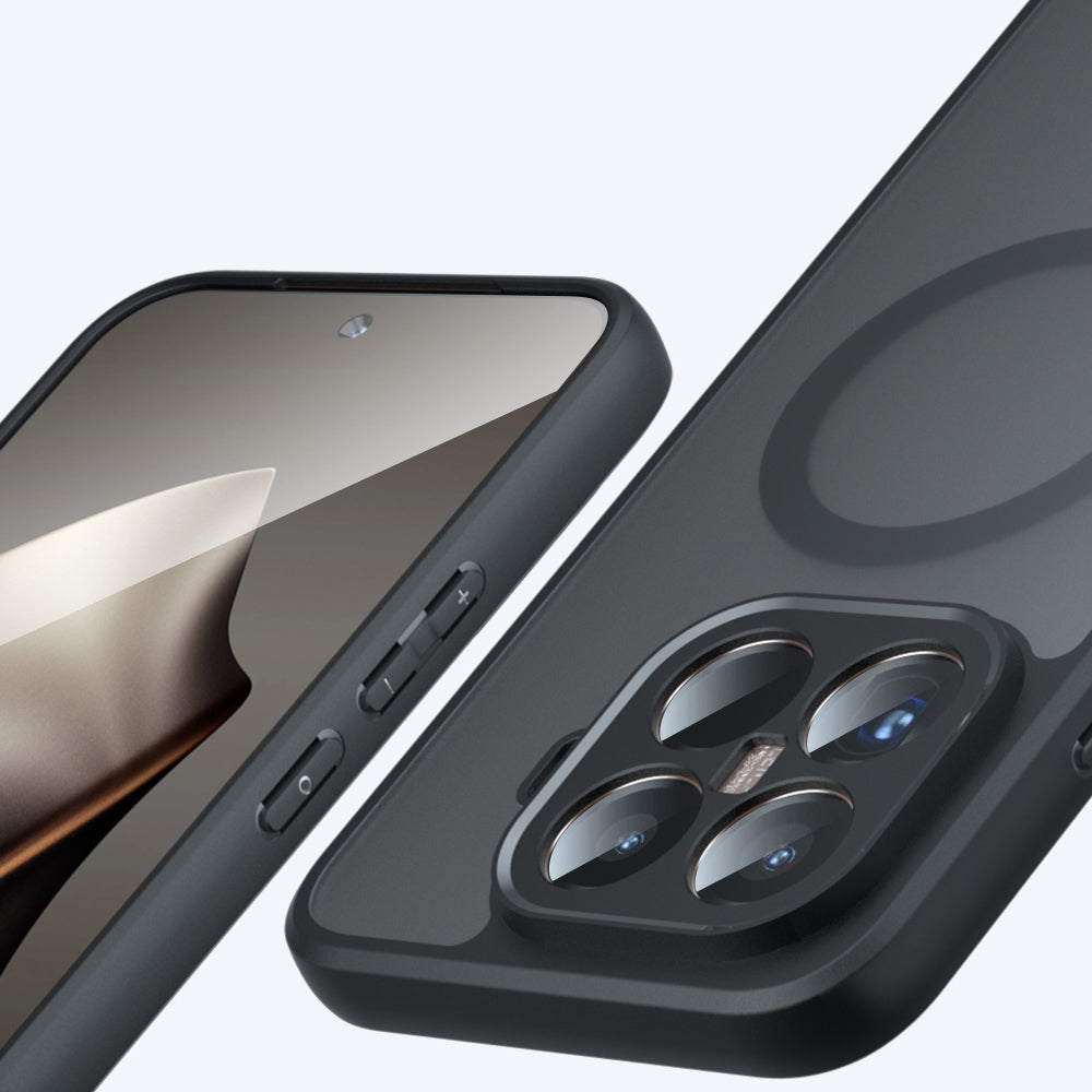 Custodia MagSafe per Xiaomi 15T Pro, Techsuit, PureFrost, Nera Satinata