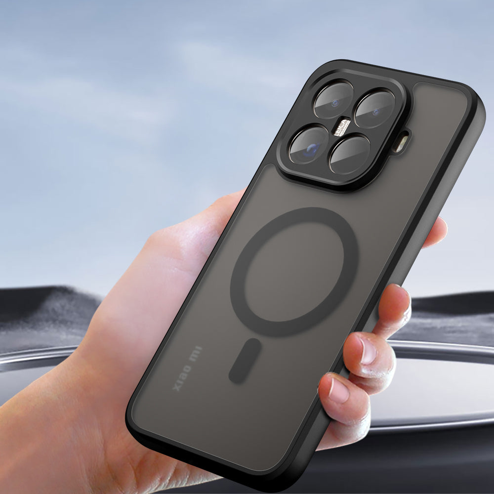 Custodia MagSafe per Xiaomi 15T Pro, Techsuit, PureFrost, Nera Satinata