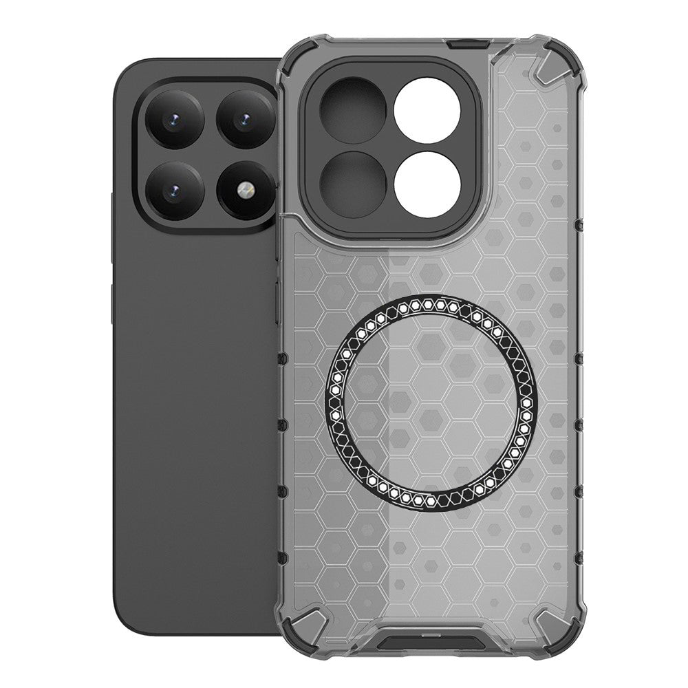 MagSafe Case for Xiaomi 15T, Techsuit, HoneyComb Shield, Black