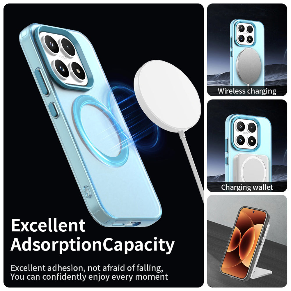 Custodia MagSafe per Xiaomi 17, Techsuit, CandyCase, Blu