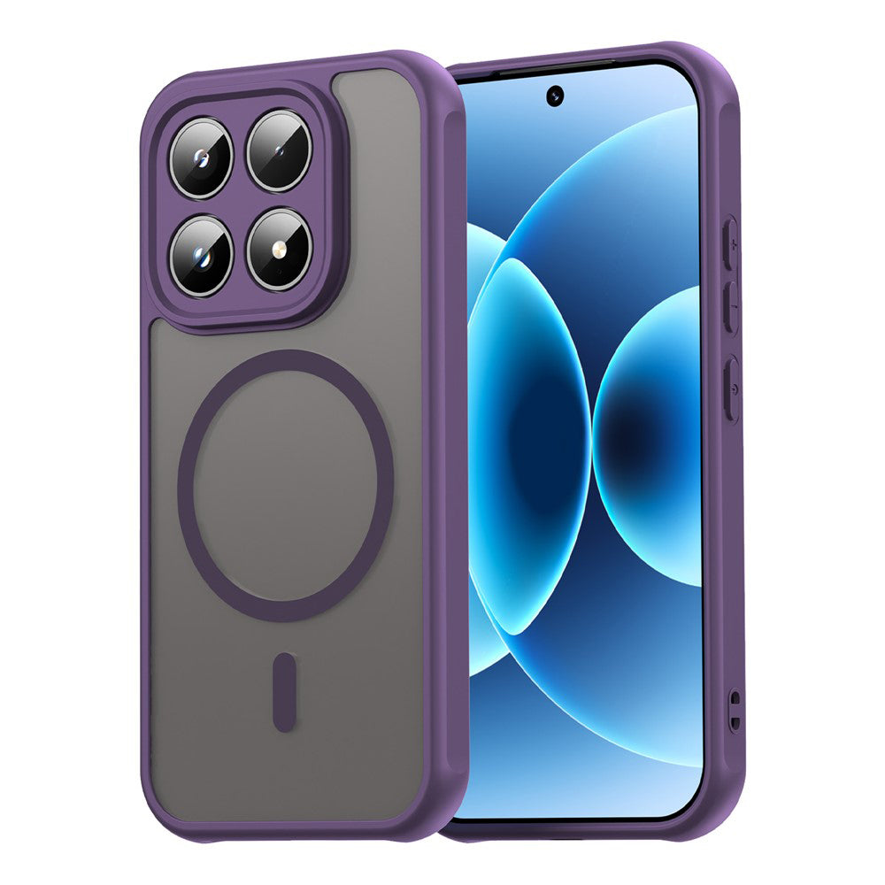 Custodia MagSafe per Xiaomi 17, Techsuit, HaloFrost II, Viola