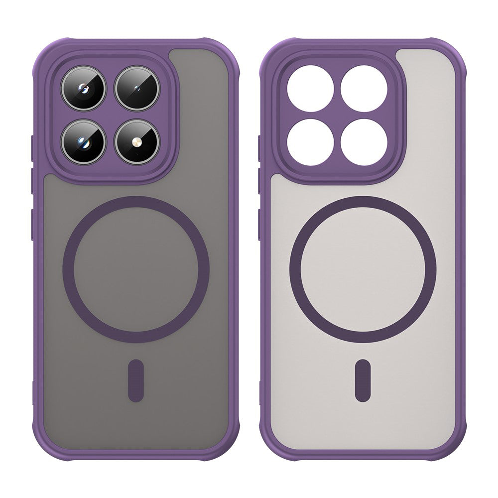 Custodia MagSafe per Xiaomi 17, Techsuit, HaloFrost II, Viola