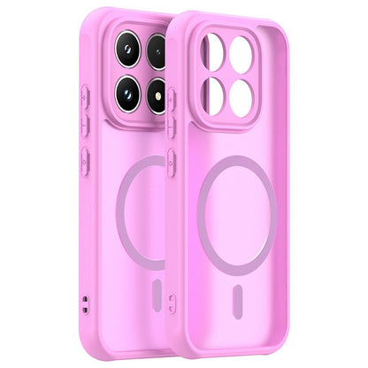 Custodia MagSafe per Xiaomi 17, Techsuit, HaloFrost II, Rosa