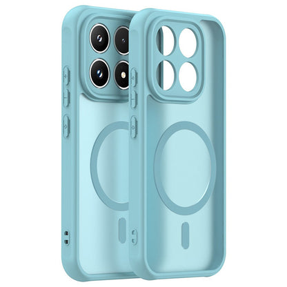 Custodia MagSafe per Xiaomi 17, Techsuit, HaloFrost II, Verde Chiaro
