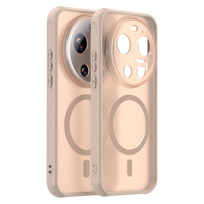 Custodia MagSafe per Xiaomi 17 Ultra, Techsuit, HaloFrost II, Dorata