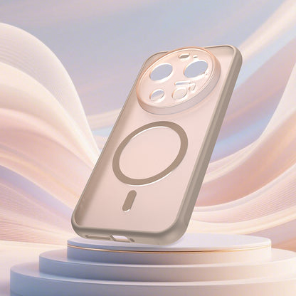 Custodia MagSafe per Xiaomi 17 Ultra, Techsuit, HaloFrost II, Dorata