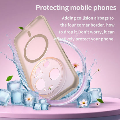 Custodia MagSafe per Xiaomi 17 Ultra, Techsuit, HaloFrost II, Dorata