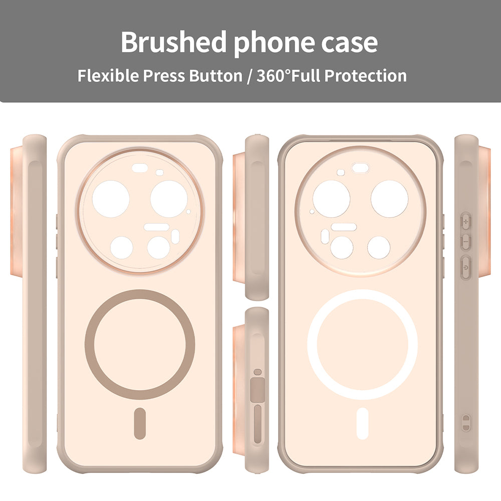 Custodia MagSafe per Xiaomi 17 Ultra, Techsuit, HaloFrost II, Dorata