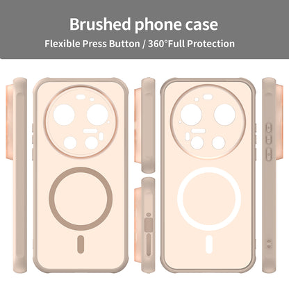 Custodia MagSafe per Xiaomi 17 Ultra, Techsuit, HaloFrost II, Dorata