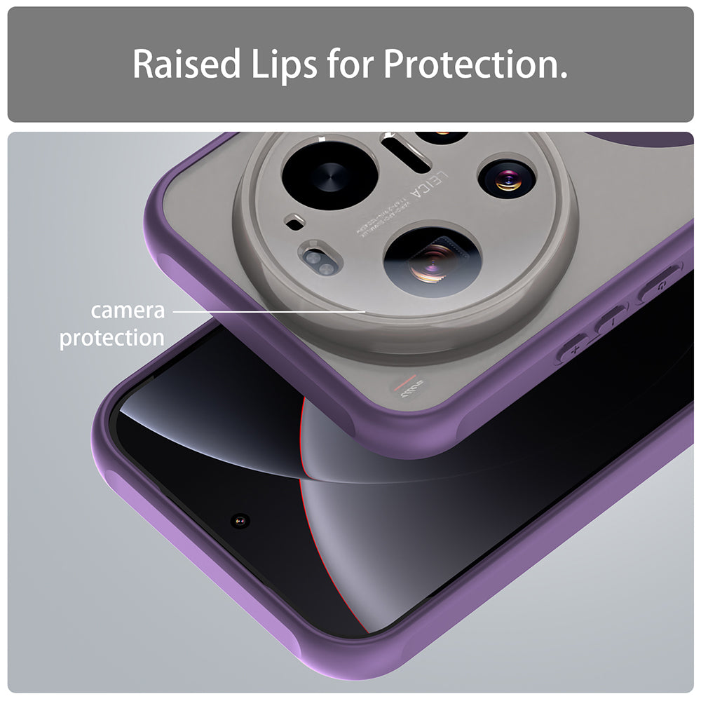 MagSafe Case for Xiaomi 17 Ultra, Techsuit, HaloFrost II, Purple