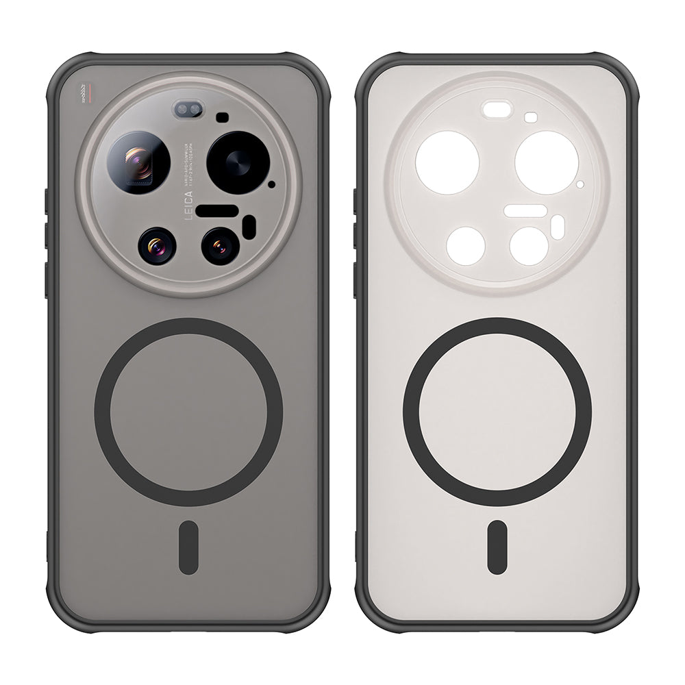 Custodia MagSafe per Xiaomi 17 Ultra, Techsuit, HaloFrost II, Nera