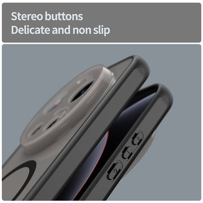 Custodia MagSafe per Xiaomi 17 Ultra, Techsuit, HaloFrost II, Nera