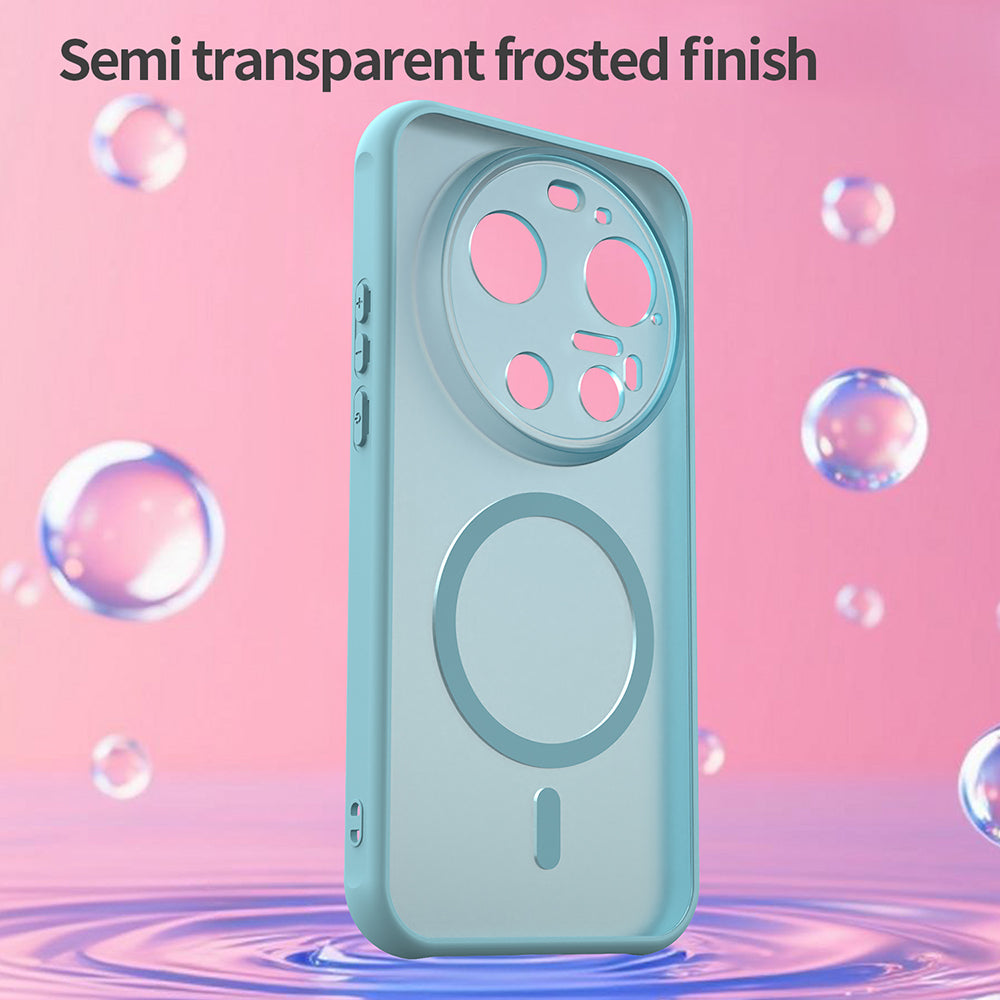 MagSafe Case for Xiaomi 17 Ultra, Techsuit, HaloFrost II, Light Green