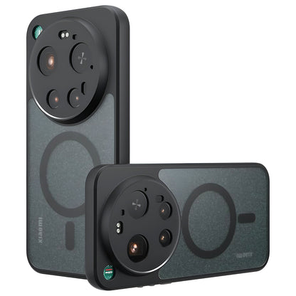 Custodia MagSafe per Xiaomi 17 Ultra, Techsuit, PureFrost, Nera Satinata
