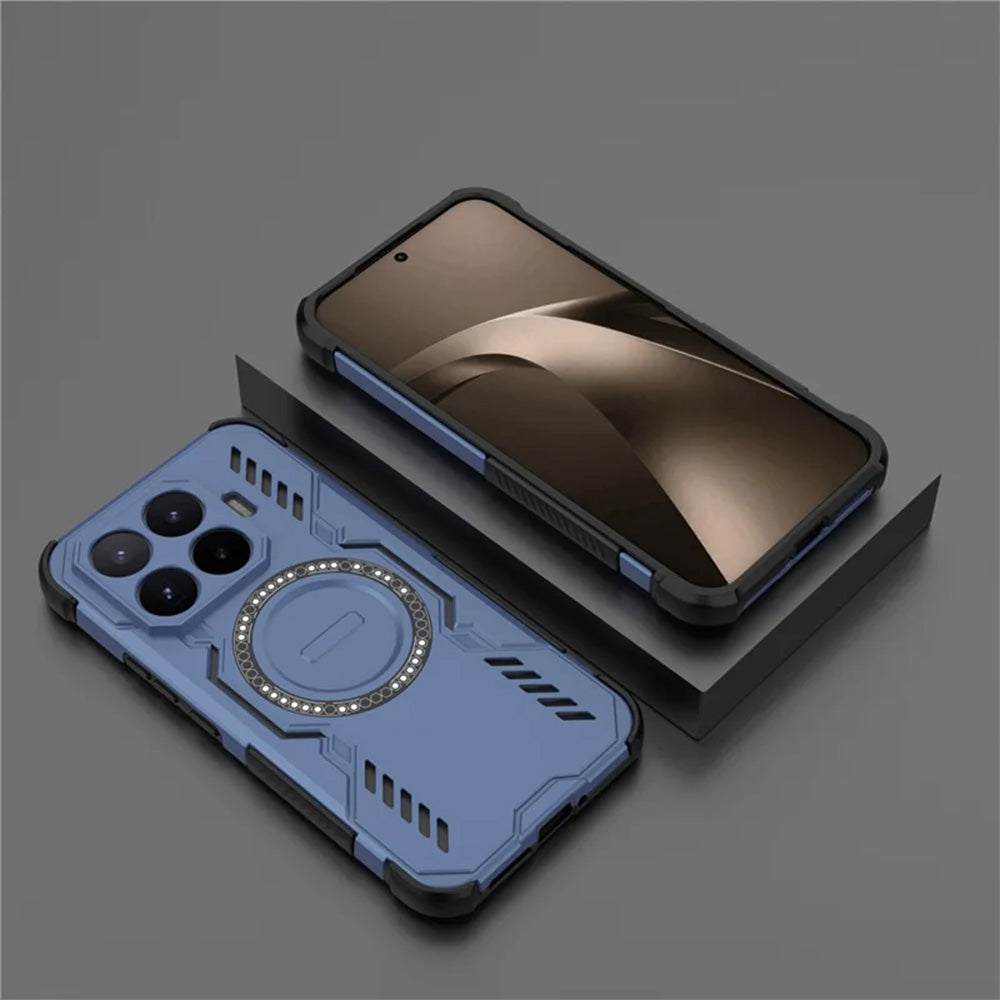 Custodia MagSafe per Xiaomi 17T Pro, Techsuit, ArmorMag, Blu