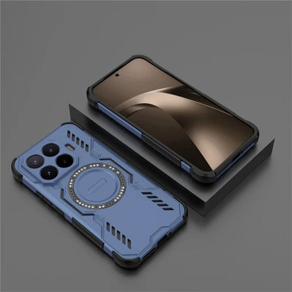 Custodia MagSafe per Xiaomi 17T Pro, Techsuit, ArmorMag, Blu