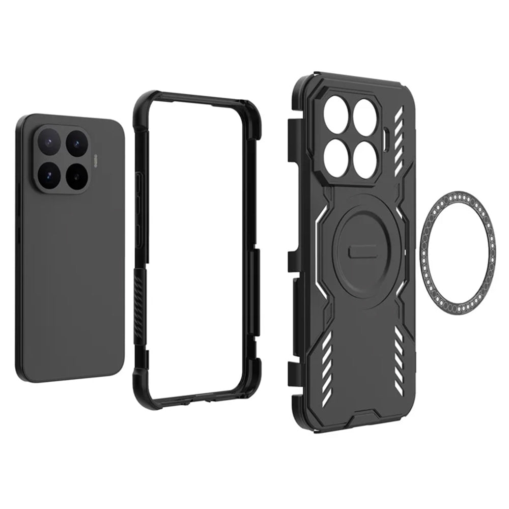 Custodia MagSafe per Xiaomi 17T Pro, Techsuit, ArmorMag, Nera