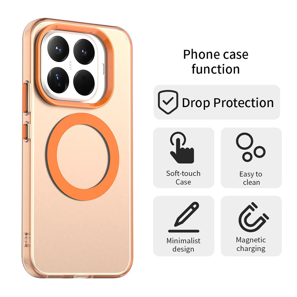 Custodia MagSafe per Xiaomi 17T Pro, Techsuit, CandyCase, Arancione