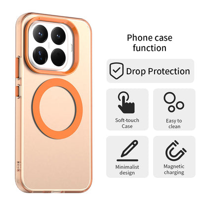 Custodia MagSafe per Xiaomi 17T Pro, Techsuit, CandyCase, Arancione