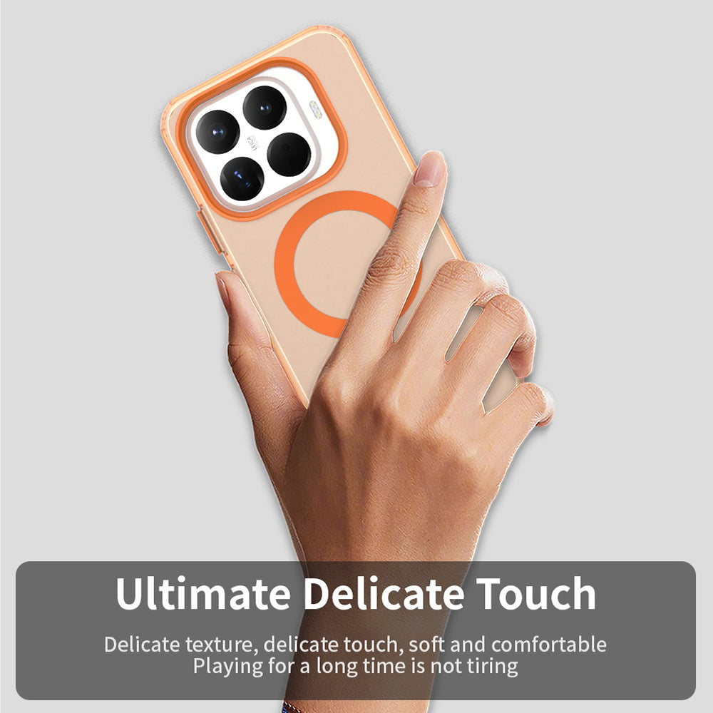 Custodia MagSafe per Xiaomi 17T Pro, Techsuit, CandyCase, Arancione