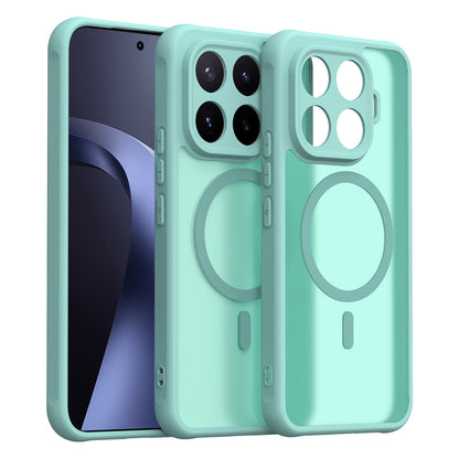 Custodia MagSafe per Xiaomi 17T Pro, Techsuit, HaloFrost II, Verde Chiaro