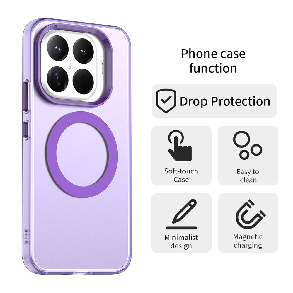 Custodia MagSafe per Xiaomi 17T, Techsuit, CandyCase, Viola