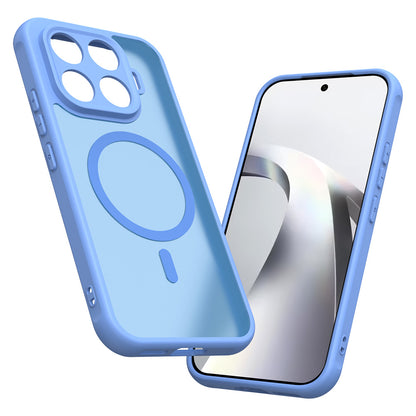 Custodia MagSafe per Xiaomi 17T, Techsuit, HaloFrost II, Blu