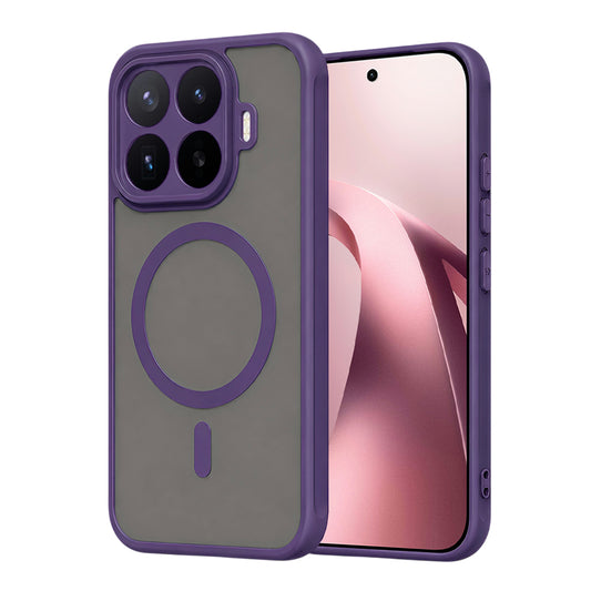 Custodia MagSafe per Xiaomi 17T, Techsuit, HaloFrost II, Viola