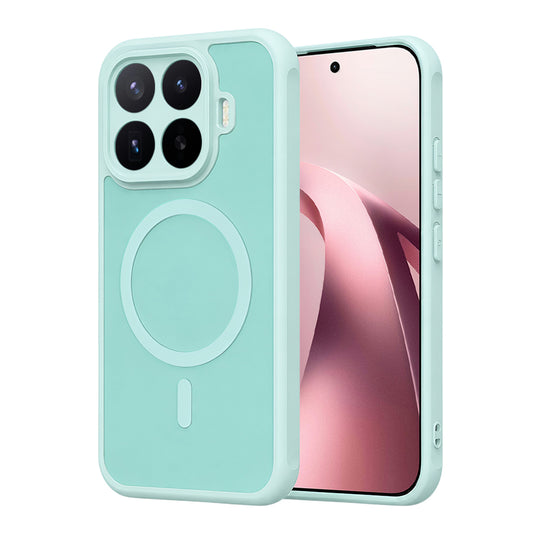 Custodia MagSafe per Xiaomi 17T, Techsuit, HaloFrost II, Verde Chiaro