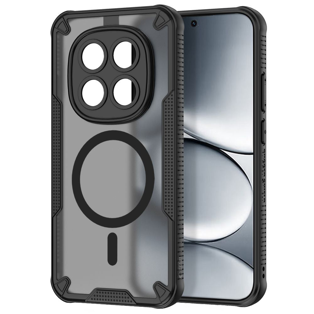 Custodia MagSafe per Xiaomi Redmi Note 15 Pro 5G, Tech-Protect, Rugged Shield, Nera