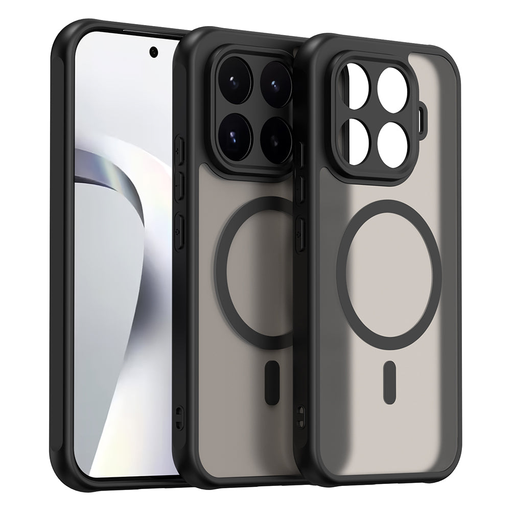 Custodia MagSafe per Xiaomi 17T, Techsuit, HaloFrost II, Nera