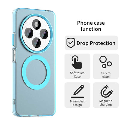 Custodia MagSafe per Xiaomi Poco C75 / Redmi 14C, Techsuit, CandyCase, Blu