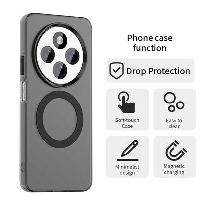Custodia MagSafe per Xiaomi Poco C75 / Redmi 14C, Techsuit, CandyCase, Nera