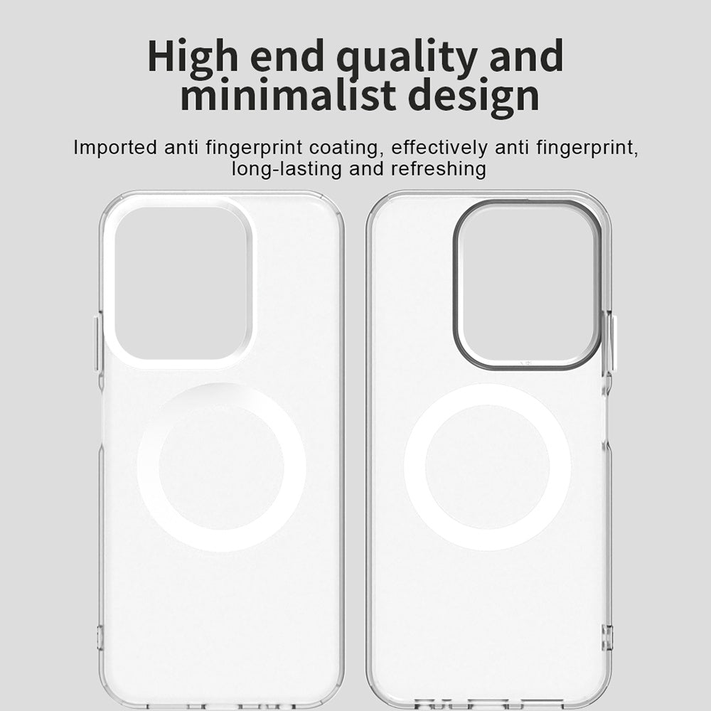 Custodia MagSafe per Xiaomi Poco C85 4G / Redmi 15C 5G / 15C 4G, Techsuit, CandyCase, Bianca